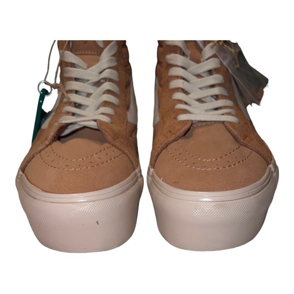 VANS X JOE FRESH GOODS SK8 HI Platforms LX Camel JFG Skate Vault Shoes - Picture 4 of 11